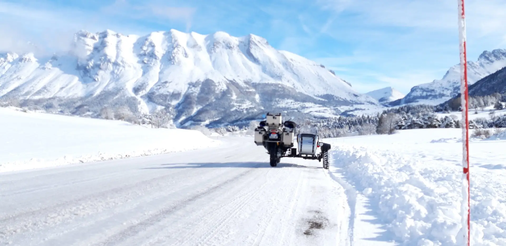 Décembre 2018 – mai 2020 : Louis en Hautes-Alpes.